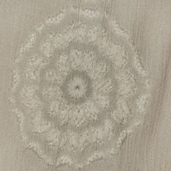 LILLY PULITZER WHITE EMBROIDERED TASSLE CROP TOP SLEEVELESS TOP RESORT XS - Picture 12 of 14